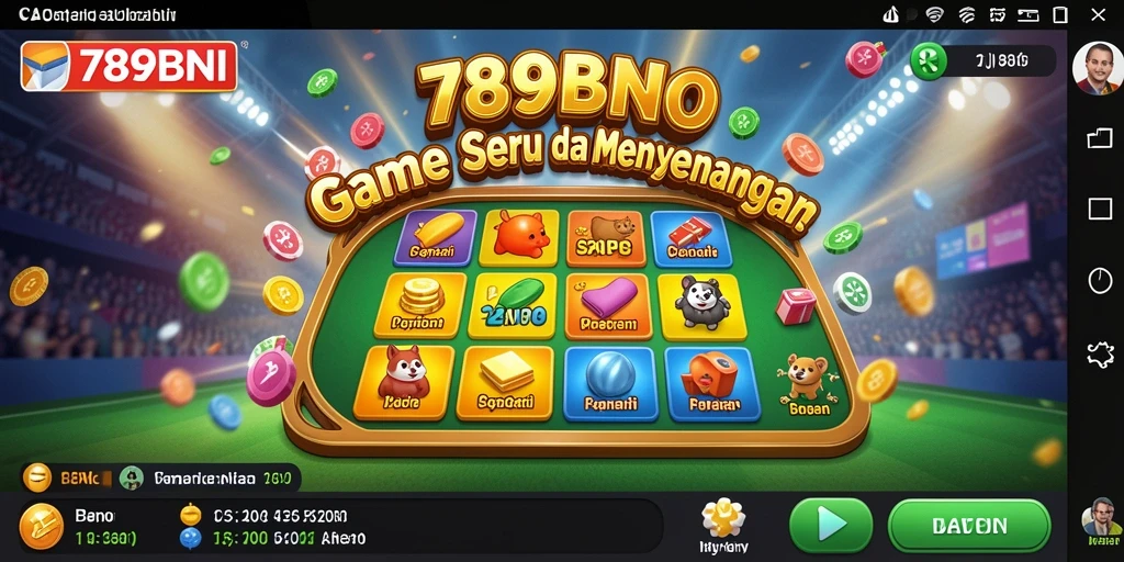 Tampilan gameplay yang mendebarkan dari game Bingo 789BNI.