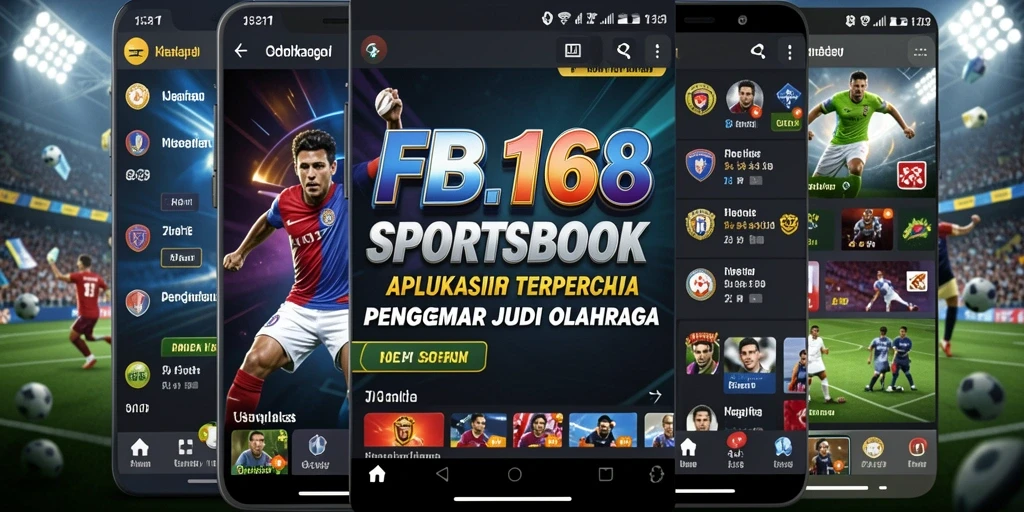 Tampilan menarik dari aplikasi Sportsbook FB168 yang memudahkan bertaruh.