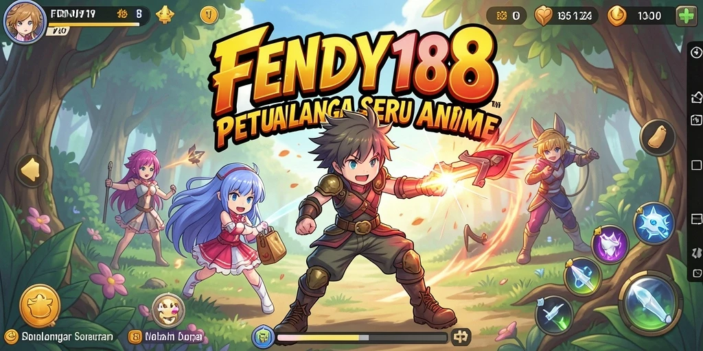 Tampilan gameplay seru FENDY188 dengan karakter Anime yang memukau.