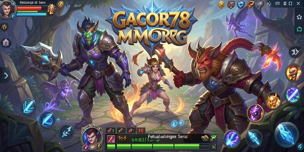 Tampilan menarik dari pertarungan dalam game GACOR78.