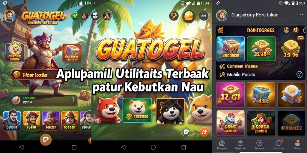 Tampilan intuitif GUATOGEL dalam mengelola aktivitas sehari-hari.