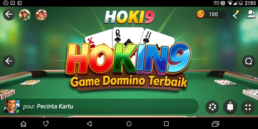 Screenshot gameplay HOKI9 yang menunjukkan momen seru permainan domino.
