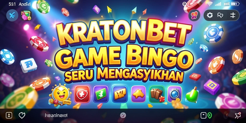 Tampilan gameplay seru di KRATONBET yang menggambarkan Bingo.