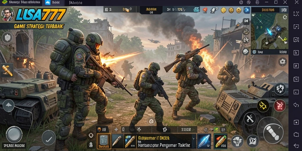 Tampilan menarik dari gameplay strategis LUSA777 yang menegangkan.