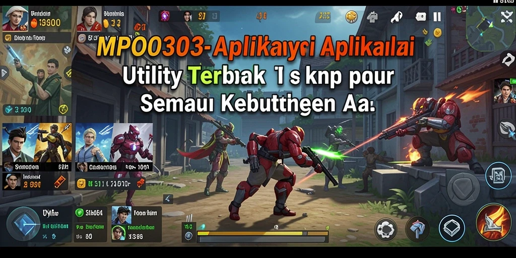 Screenshot MPO303 menampilkan fitur utama aplikasi Utility yang bermanfaat.