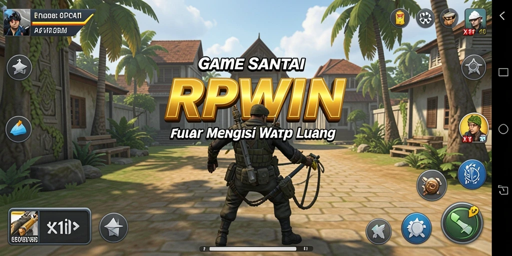Screenshot utama RPWIN menampilkan gameplay yang santai dan menyenangkan.