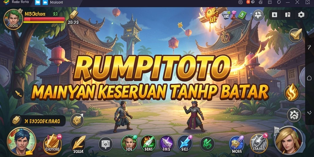 Tampilan menarik dan gameplay seru di RUMPITOTO.