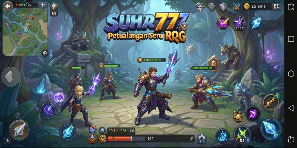 Tampilan gameplay SUHU777 yang menegangkan dan penuh aksi RPG.