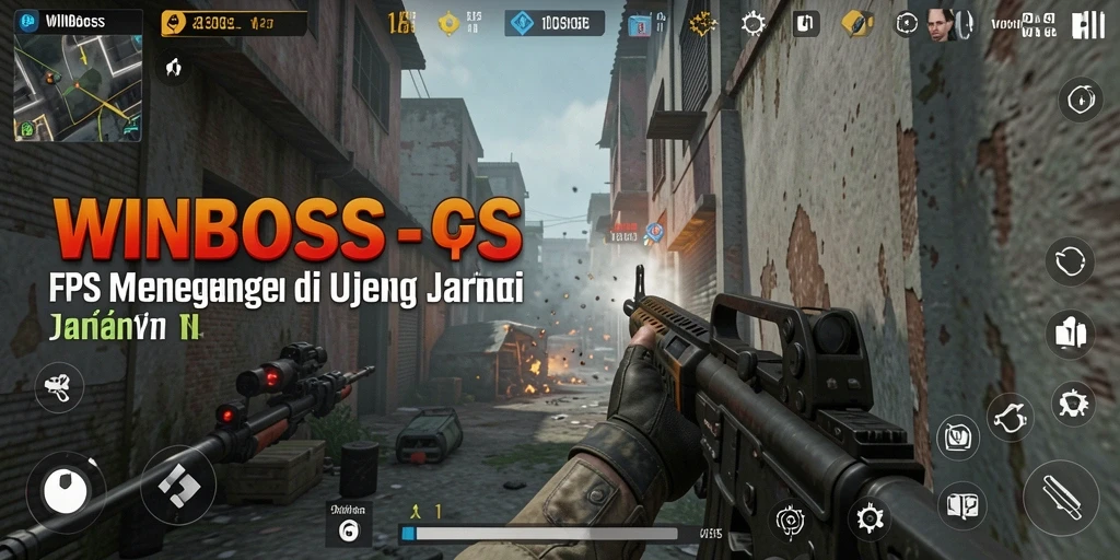 Tampilan gameplay seru dan menegangkan di WINBOSS.
